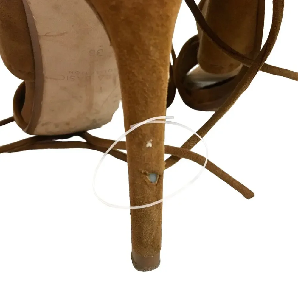 ZARA WRAP AROUND LEATHER SANDAL